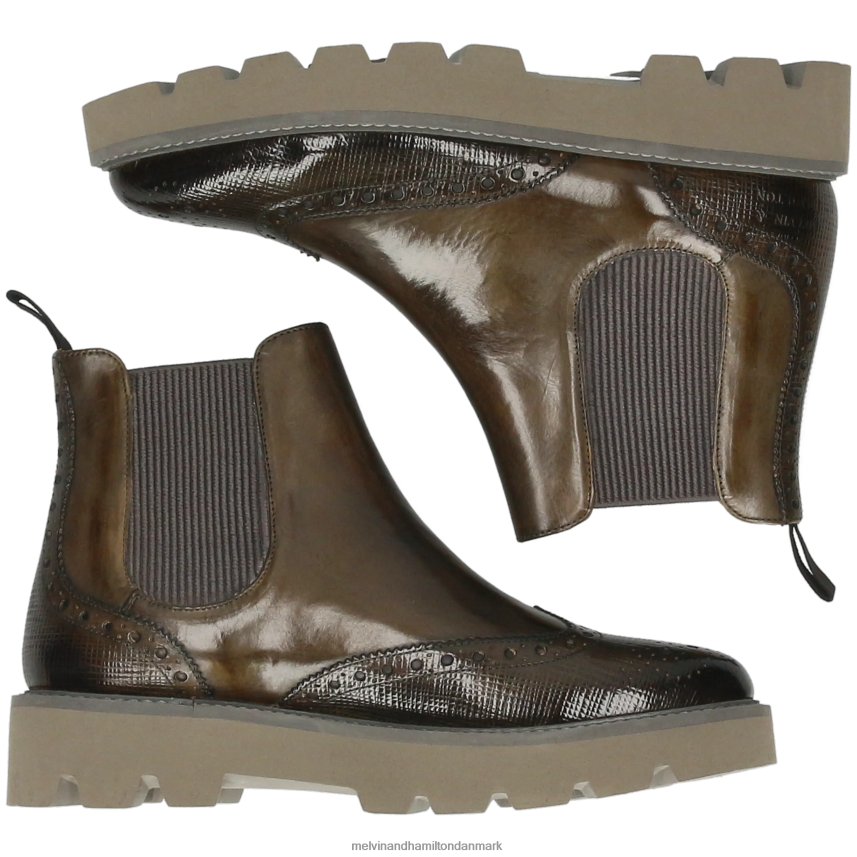 Kvinder Melvin & Hamilton selina 65 kaki ankelstøvler A28X66973