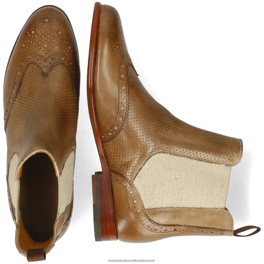 Kvinder Melvin & Hamilton selina 6 lysebrun ankelstøvler A28X66867