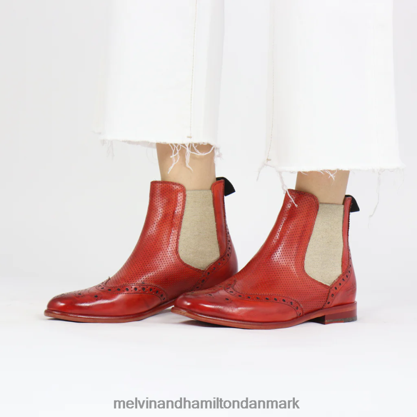 Kvinder Melvin & Hamilton selina 6 rød ankelstøvler A28X661072