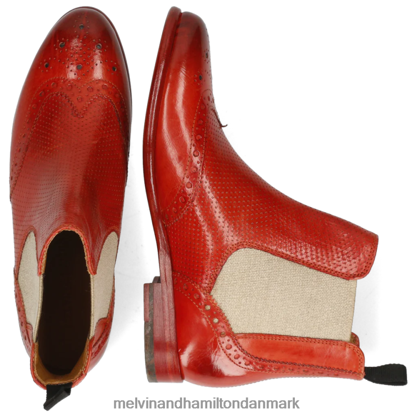 Kvinder Melvin & Hamilton selina 6 rød ankelstøvler A28X661072