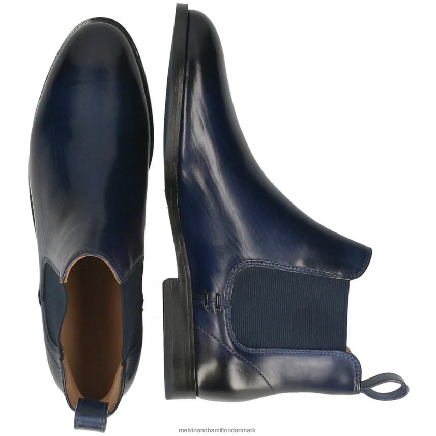 Kvinder Melvin & Hamilton susan 10 blå ankelstøvler A28X66782