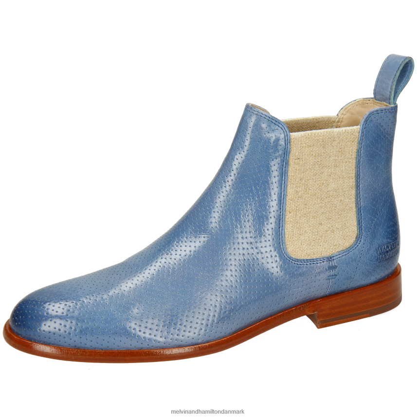 Kvinder Melvin & Hamilton susan 10 blå ankelstøvler A28X66855