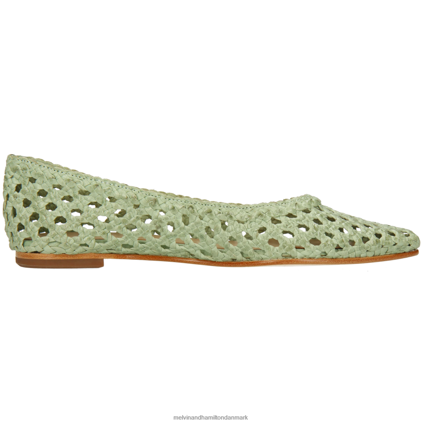 Kvinder Melvin & Hamilton alexa 16 grøn ballet pumper A28X661959