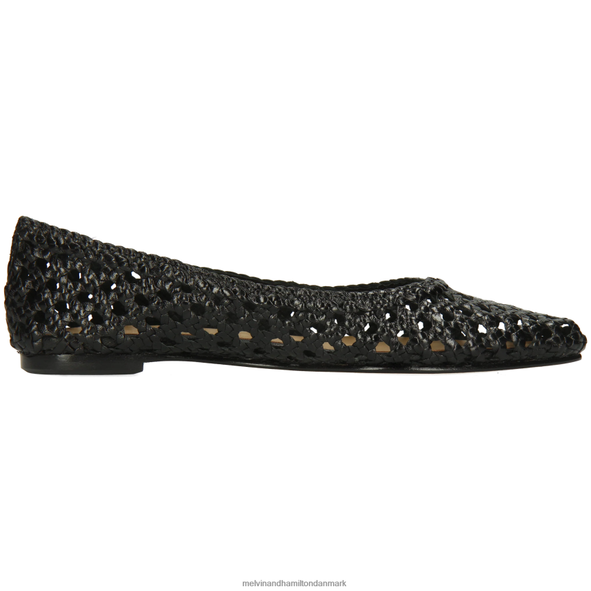 Kvinder Melvin & Hamilton alexa 16 sort ballet pumper A28X661957