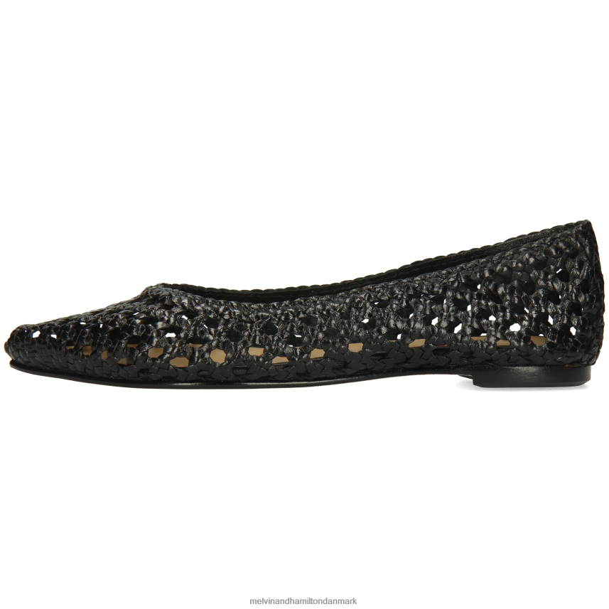 Kvinder Melvin & Hamilton alexa 16 sort ballet pumper A28X661957