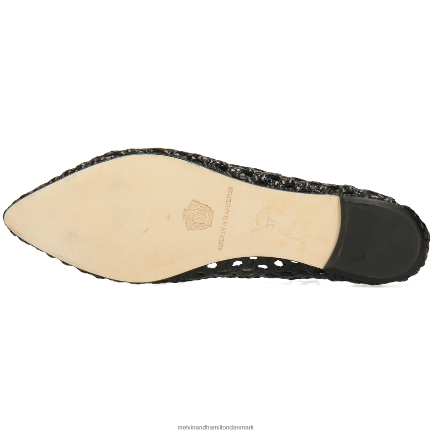 Kvinder Melvin & Hamilton alexa 16 sort ballet pumper A28X661957