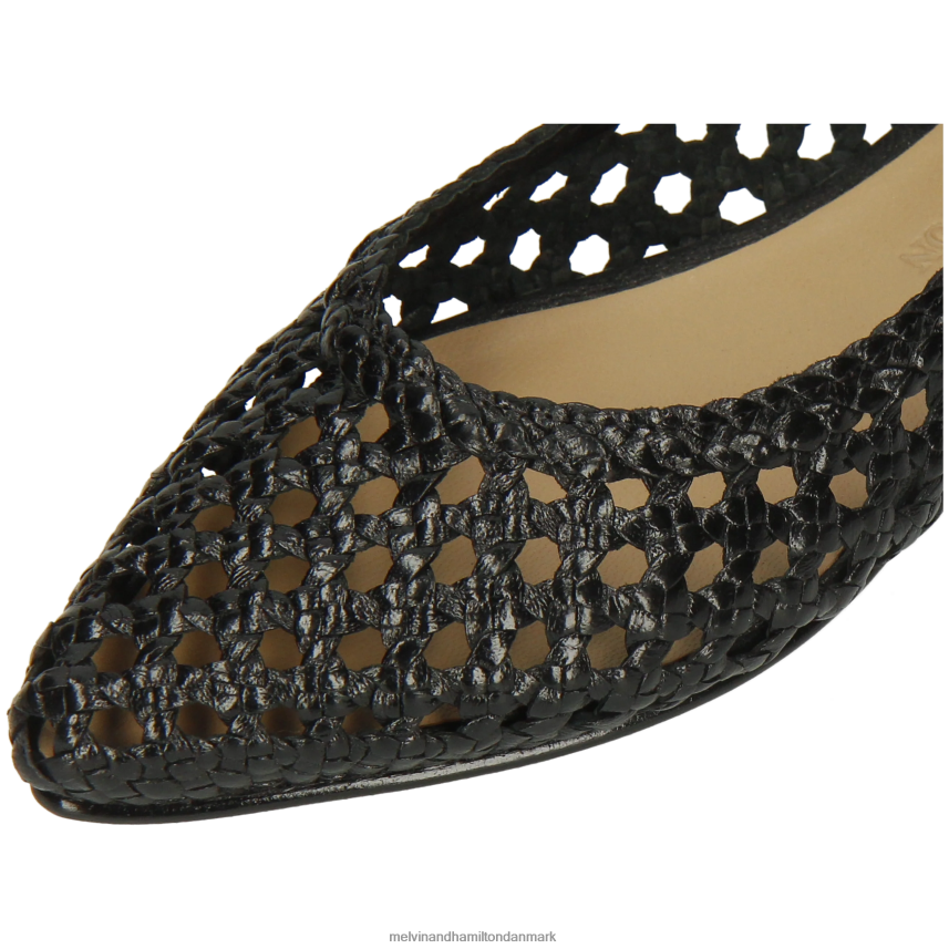 Kvinder Melvin & Hamilton alexa 16 sort ballet pumper A28X661957