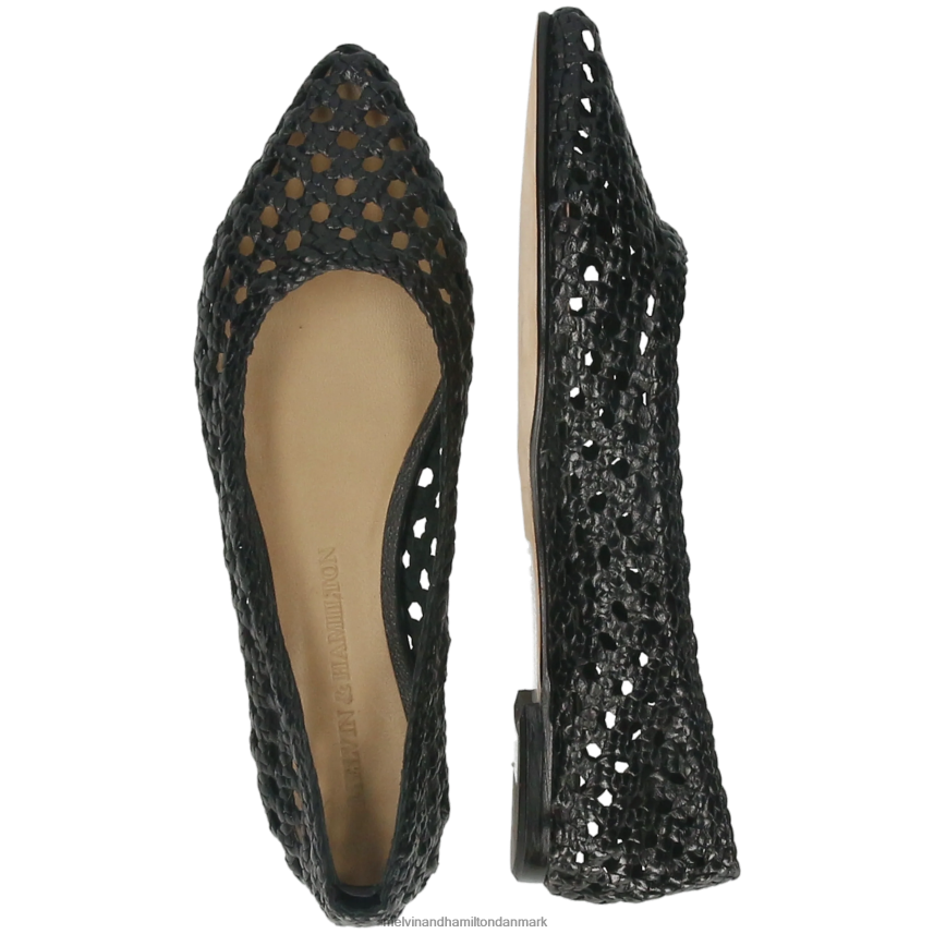 Kvinder Melvin & Hamilton alexa 16 sort ballet pumper A28X661957