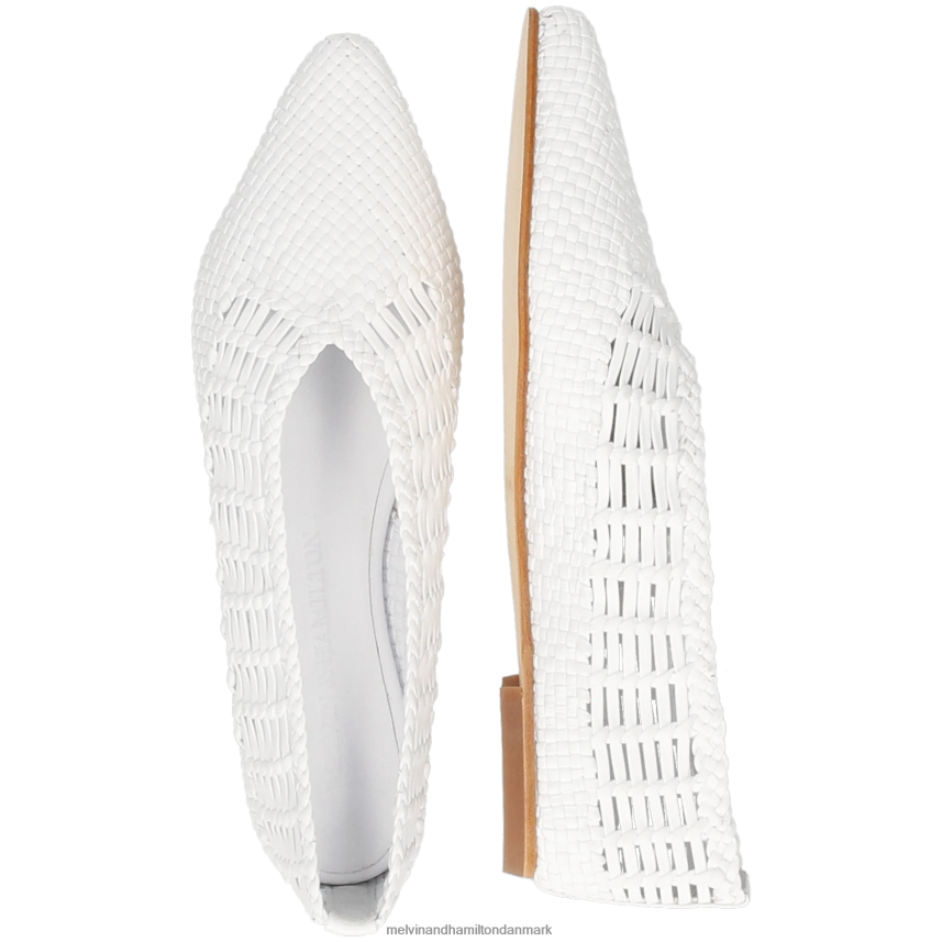 Kvinder Melvin & Hamilton alexa 40 hvid ballet pumper A28X661976