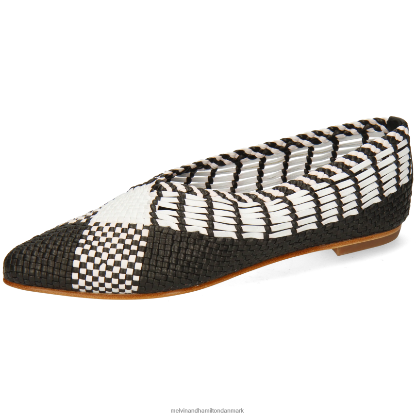 Kvinder Melvin & Hamilton alexa 40 sort ballet pumper A28X661970