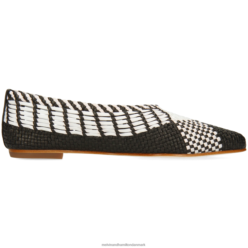 Kvinder Melvin & Hamilton alexa 40 sort ballet pumper A28X661970