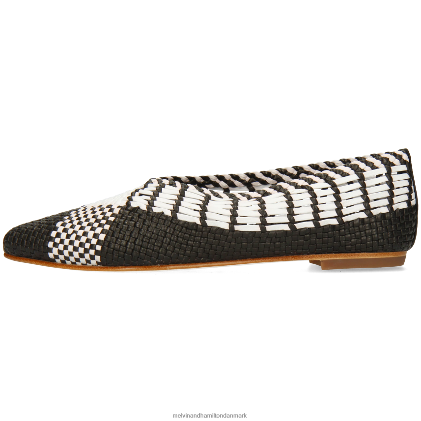 Kvinder Melvin & Hamilton alexa 40 sort ballet pumper A28X661970