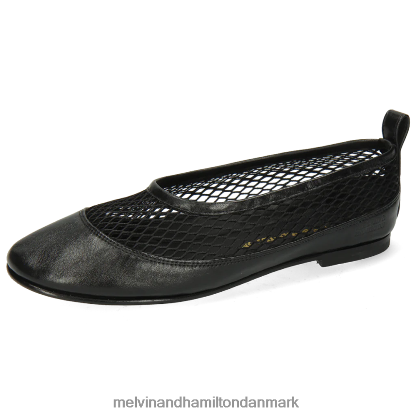 Kvinder Melvin & Hamilton iris 14 sort ballet pumper A28X661977