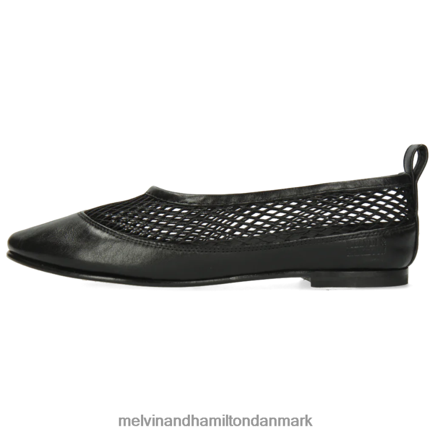 Kvinder Melvin & Hamilton iris 14 sort ballet pumper A28X661977