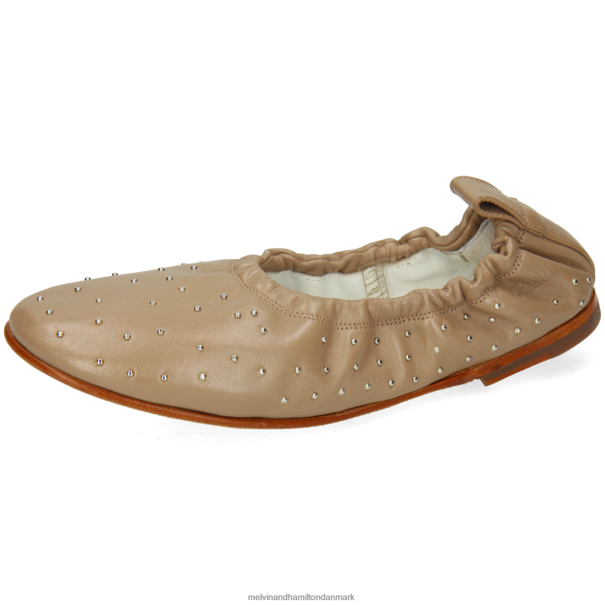 Kvinder Melvin & Hamilton iris 7 beige ballet pumper A28X661949