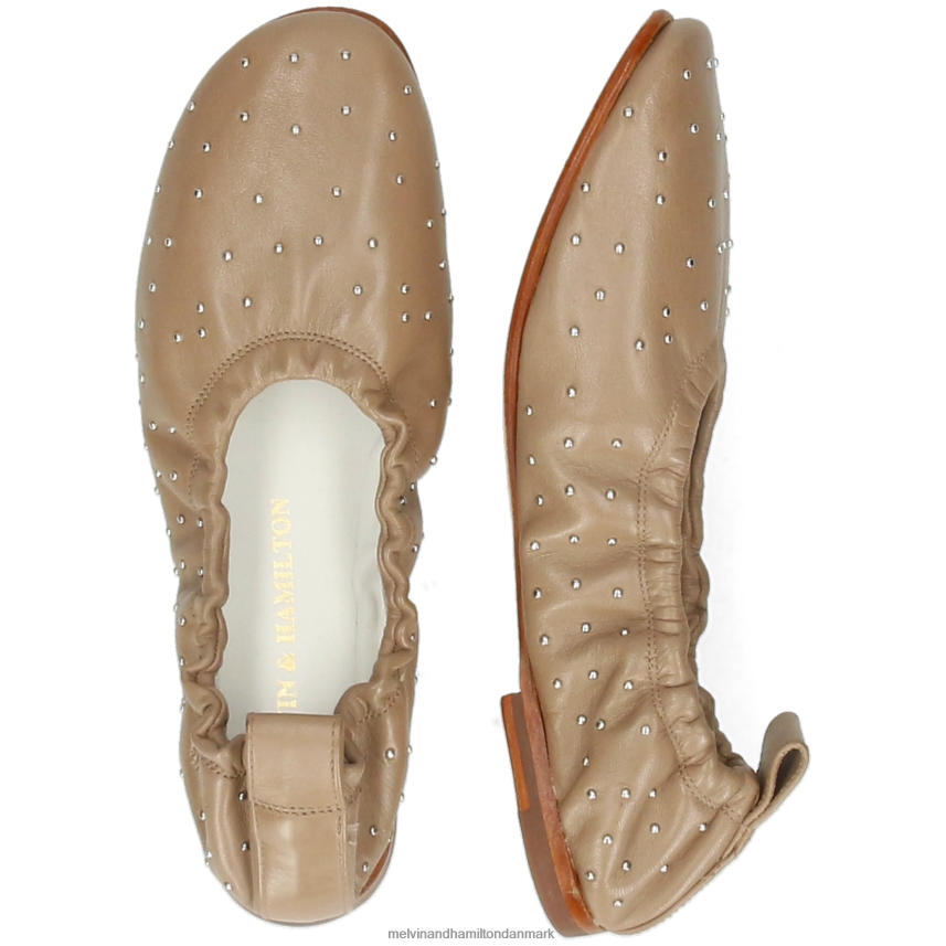 Kvinder Melvin & Hamilton iris 7 beige ballet pumper A28X661949