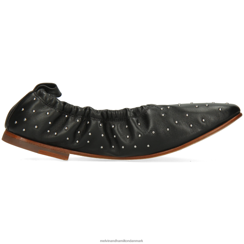 Kvinder Melvin & Hamilton iris 7 sort ballet pumper A28X661953