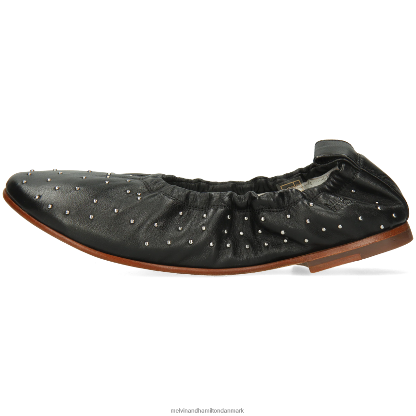 Kvinder Melvin & Hamilton iris 7 sort ballet pumper A28X661953