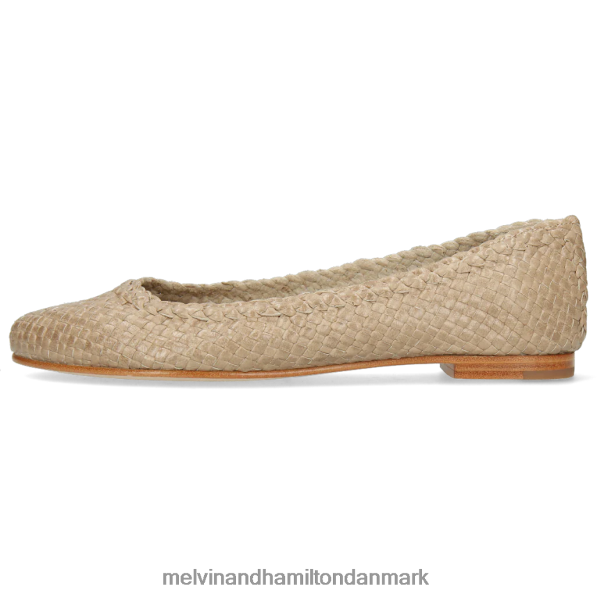 Kvinder Melvin & Hamilton kate 5 grå ballet pumper A28X661973