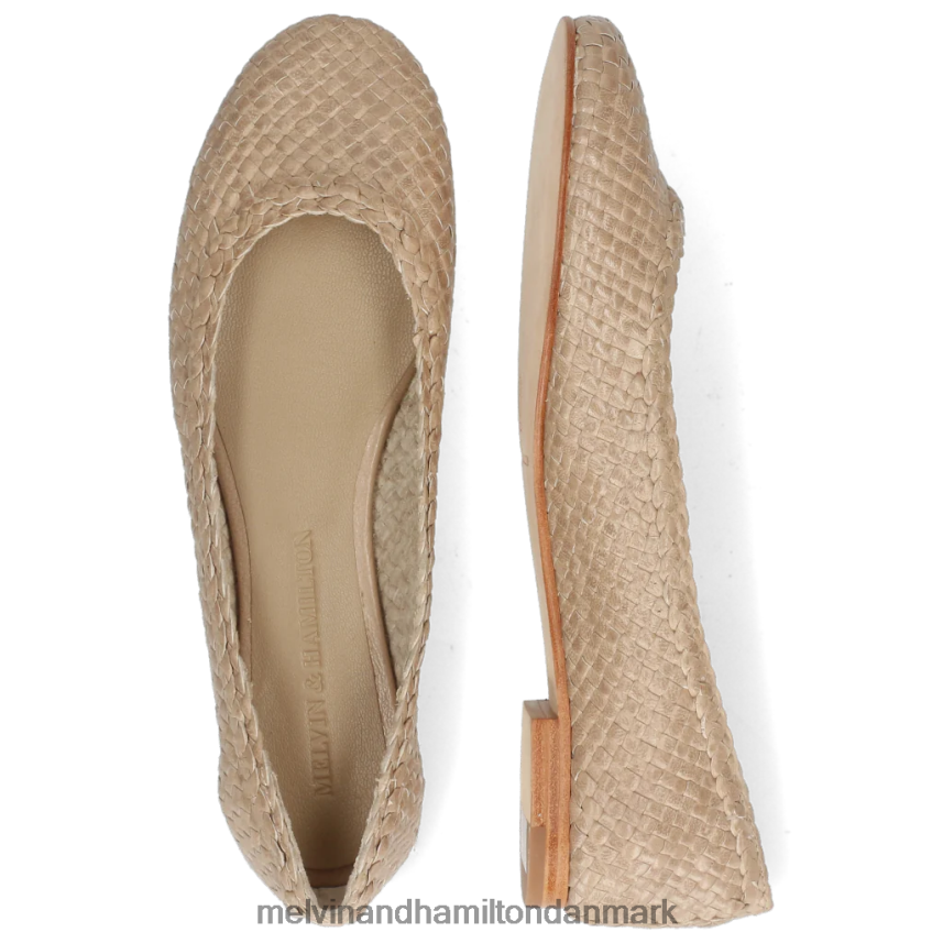 Kvinder Melvin & Hamilton kate 5 grå ballet pumper A28X661973