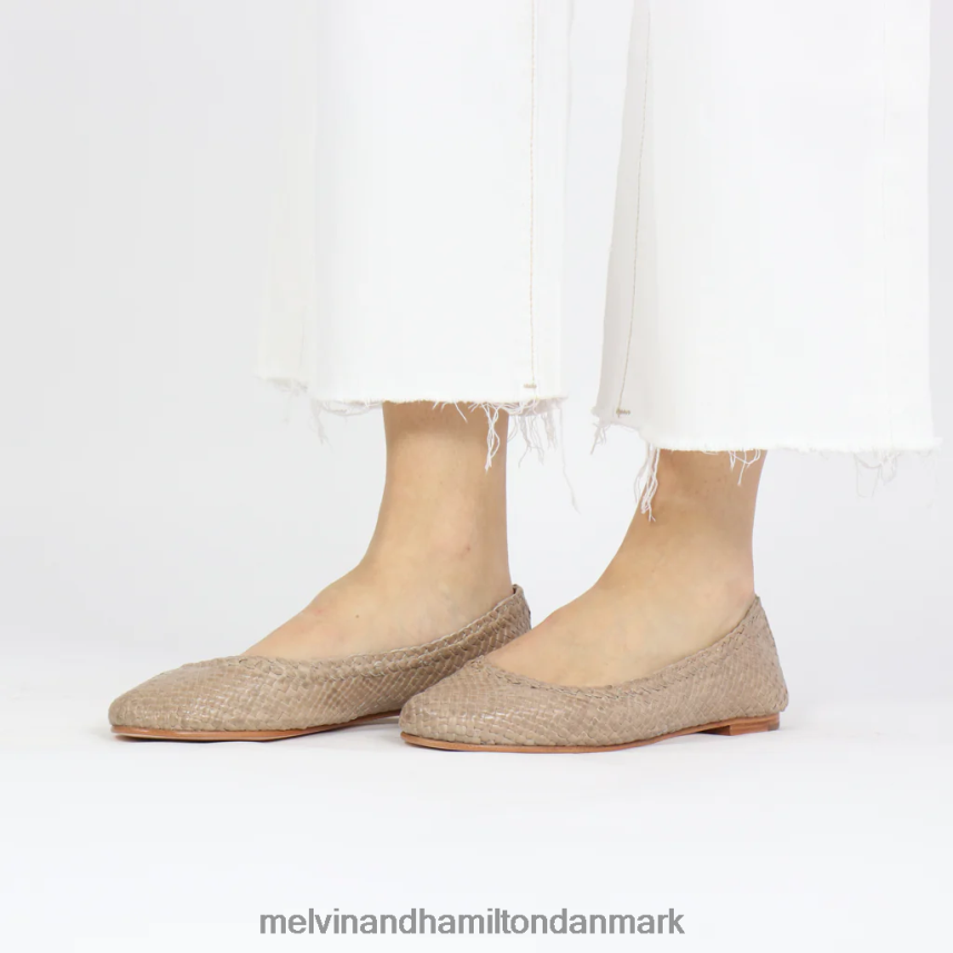 Kvinder Melvin & Hamilton kate 5 grå ballet pumper A28X661973