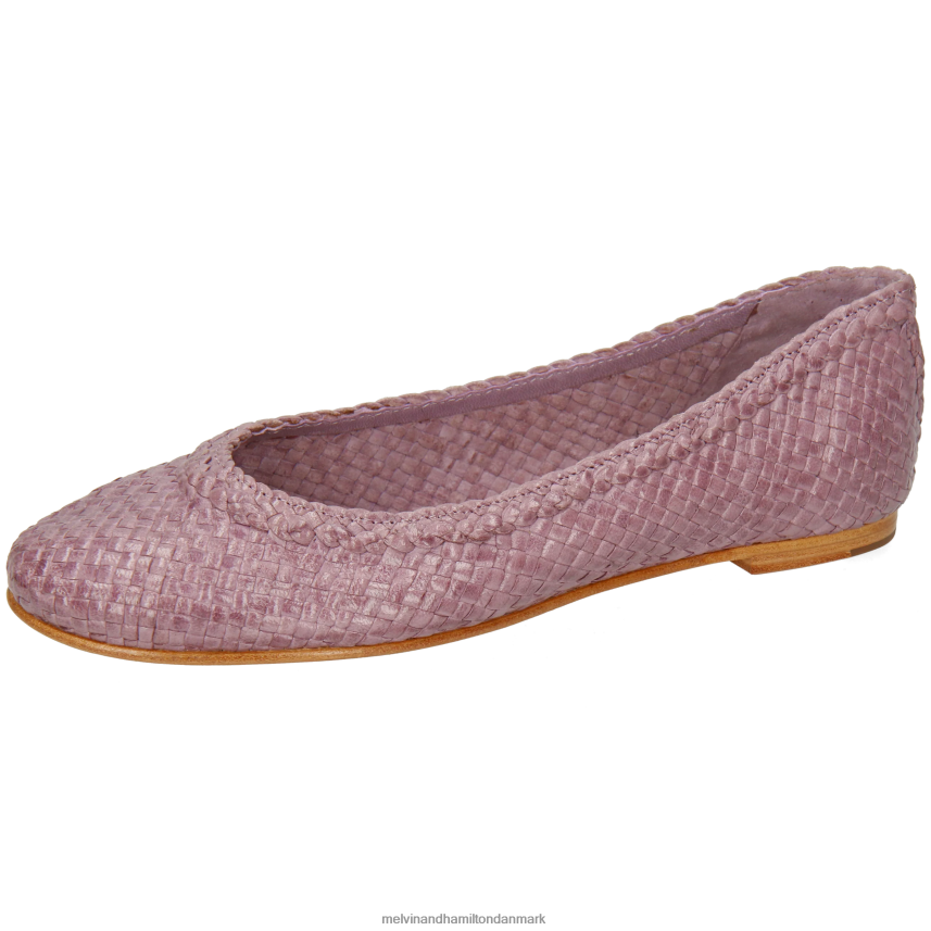 Kvinder Melvin & Hamilton kate 5 lilla ballet pumper A28X661948