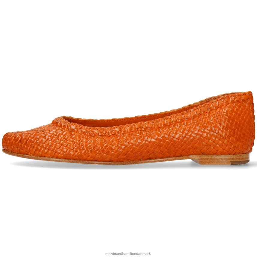 Kvinder Melvin & Hamilton kate 5 orange ballet pumper A28X661960