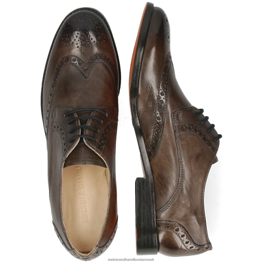 Kvinder Melvin & Hamilton amelie 3 grå derby sko A28X661511