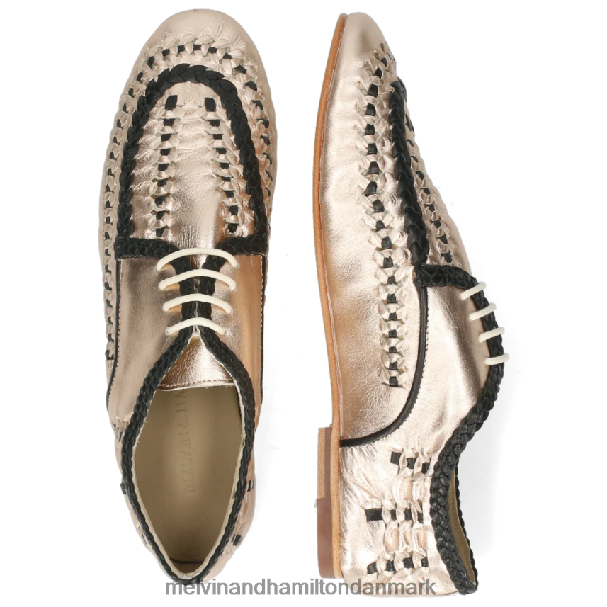 Kvinder Melvin & Hamilton aviana 2 guld derby sko A28X661531
