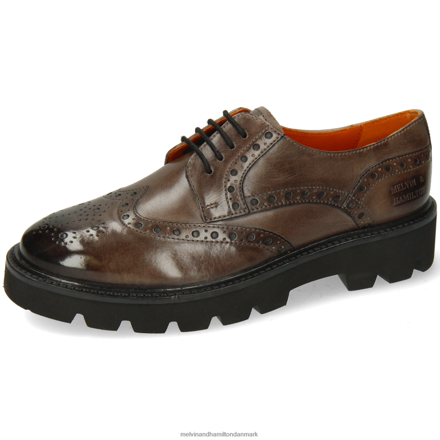 Kvinder Melvin & Hamilton jenny 6 grå derby sko A28X661503