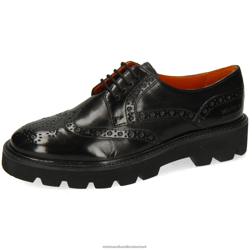 Kvinder Melvin & Hamilton jenny 6 sort derby sko A28X661500