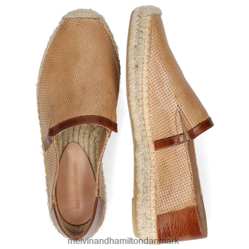 Kvinder Melvin & Hamilton bree 3 lysebrun espadriller A28X661890