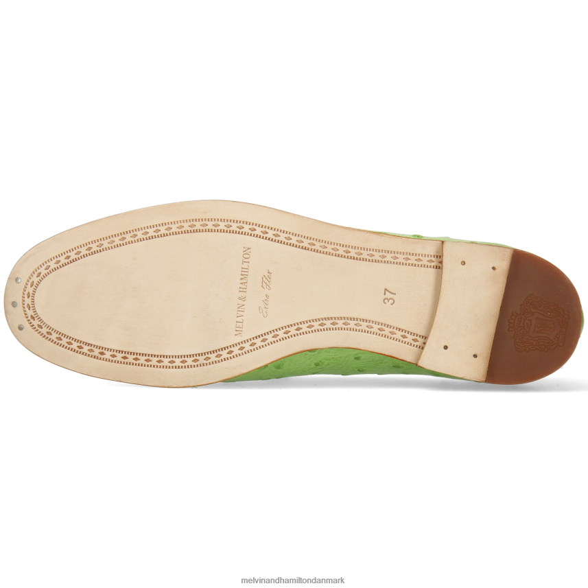 Kvinder Melvin & Hamilton Scarlett 22 grøn loafers A28X661345