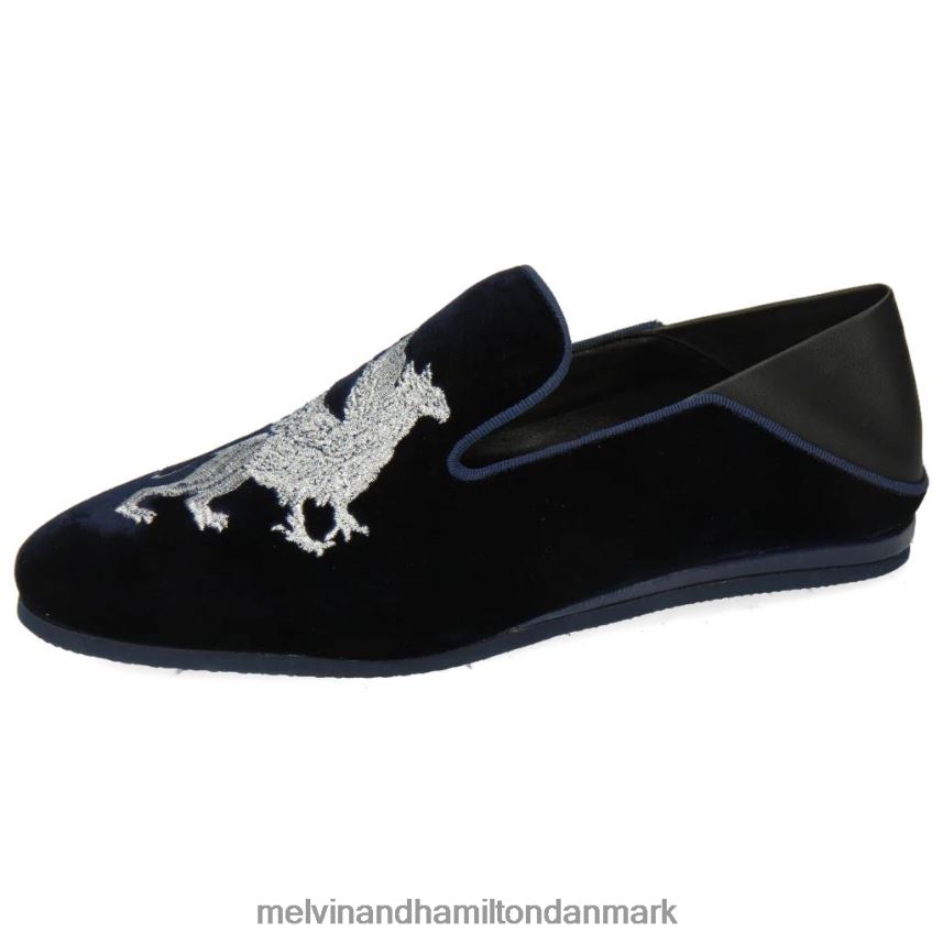 Kvinder Melvin & Hamilton Scarlett 37 blå loafers A28X661433