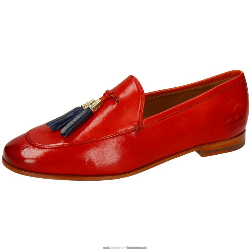Kvinder Melvin & Hamilton Scarlett 48 rød loafers A28X661348