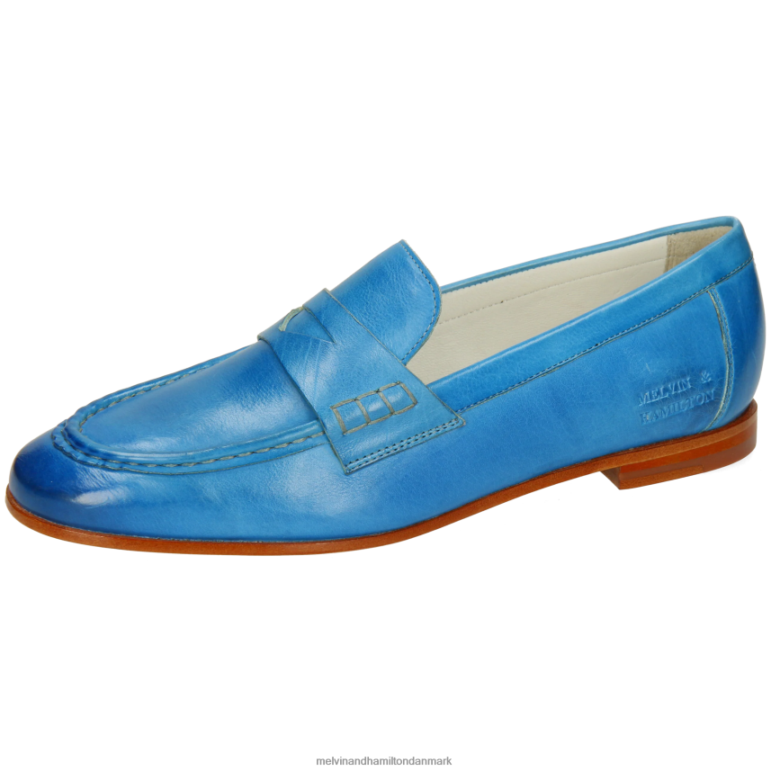 Kvinder Melvin & Hamilton Scarlett 70 blå loafers A28X661363