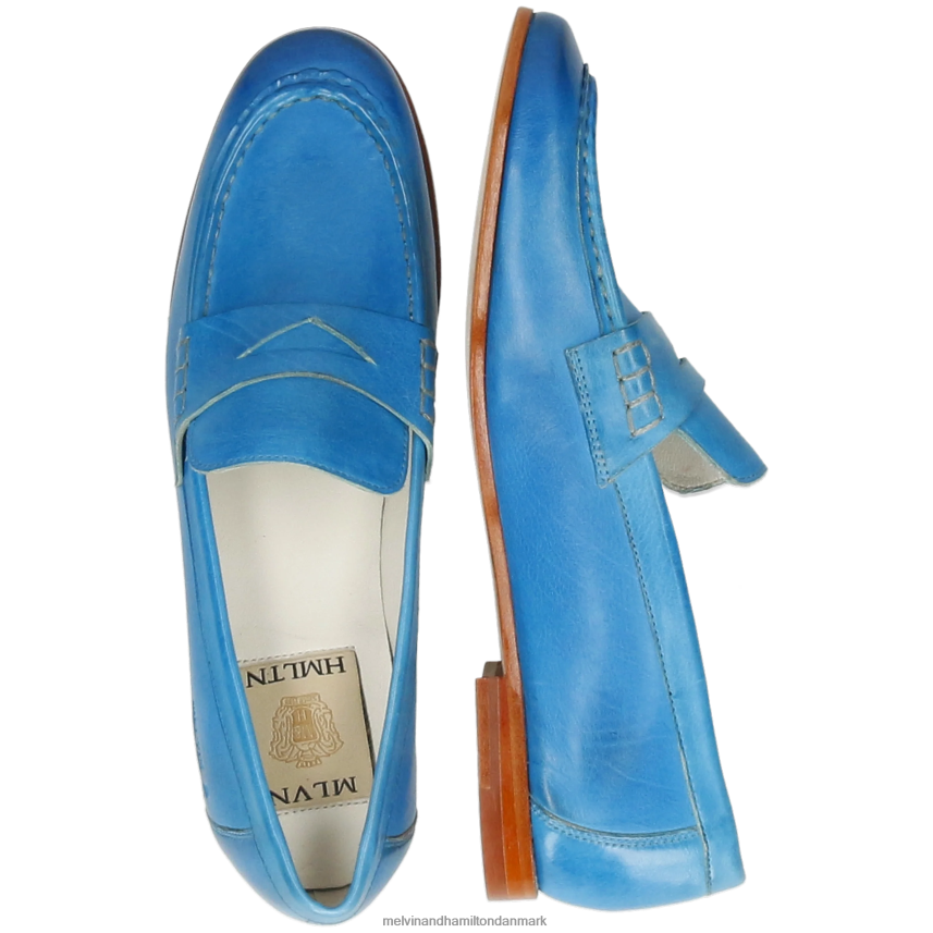 Kvinder Melvin & Hamilton Scarlett 70 blå loafers A28X661363
