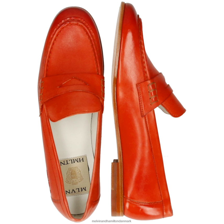 Kvinder Melvin & Hamilton Scarlett 70 orange loafers A28X661359