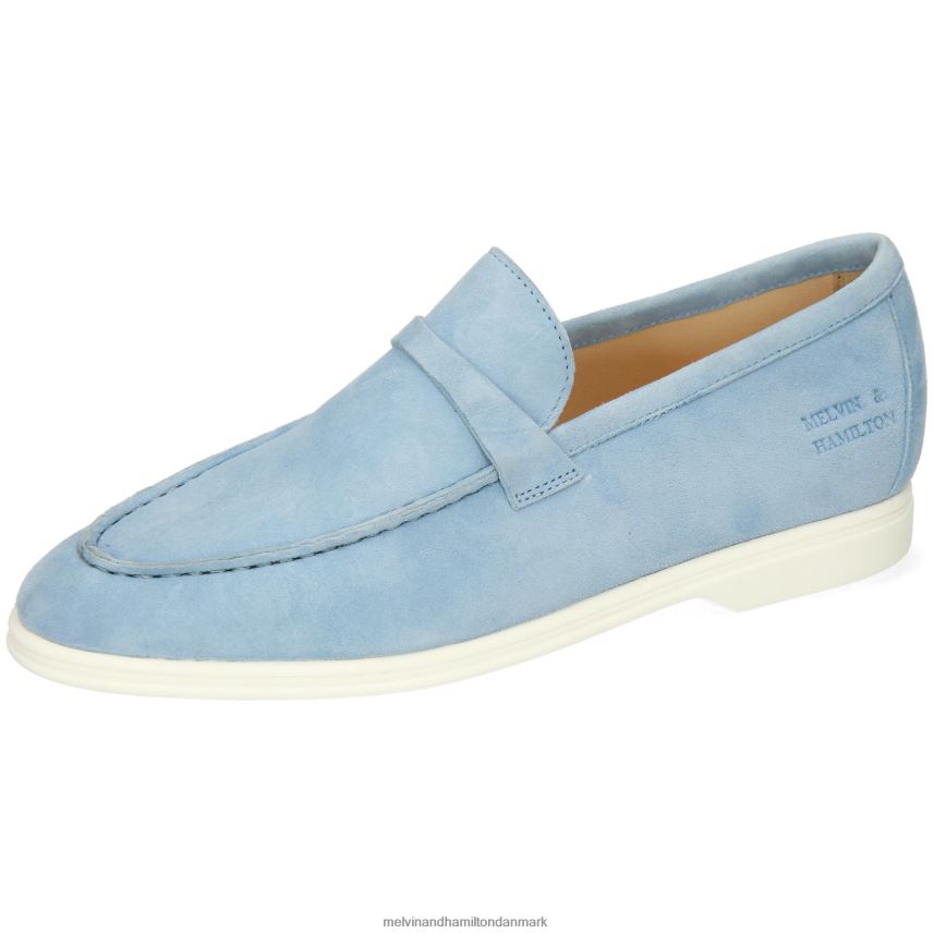Kvinder Melvin & Hamilton adley 3 blå loafers A28X661443