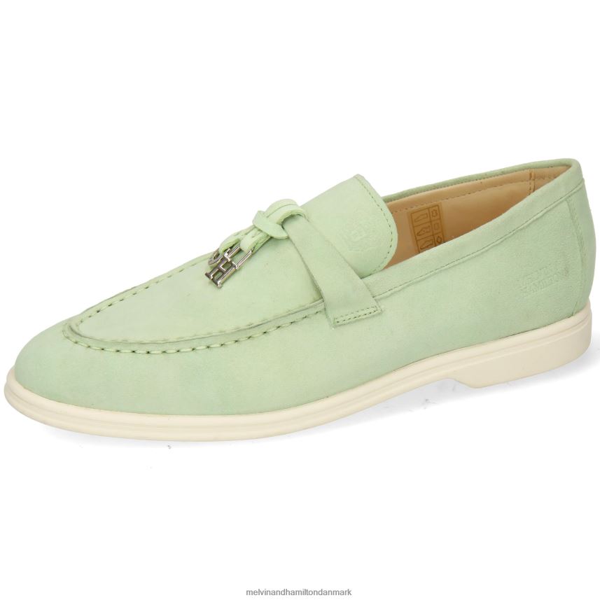 Kvinder Melvin & Hamilton adley 3 grøn loafers A28X661372
