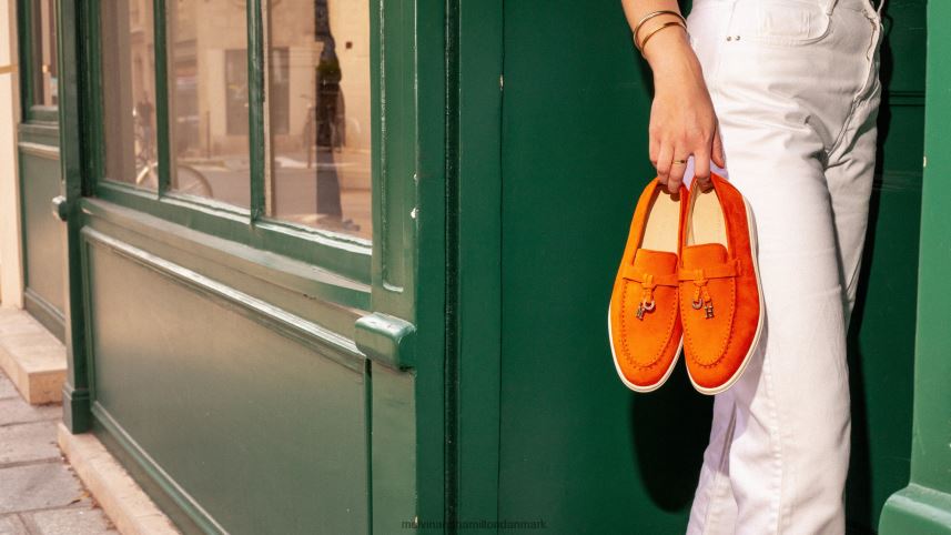 Kvinder Melvin & Hamilton adley 3 orange loafers A28X661303