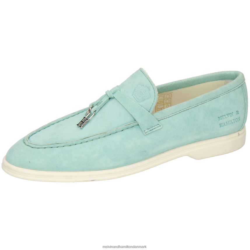 Kvinder Melvin & Hamilton adley 3 turkis loafers A28X661337