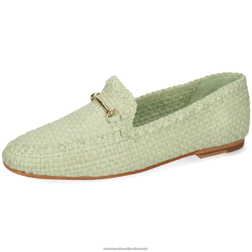 Kvinder Melvin & Hamilton aviana 1 grøn loafers A28X661468