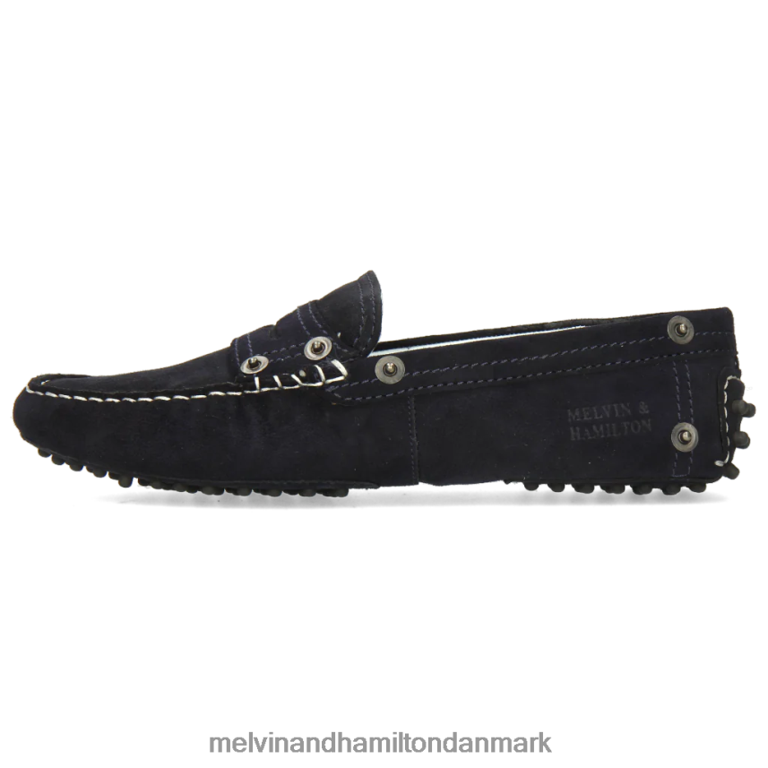 Kvinder Melvin & Hamilton caroline 1 blå loafers A28X661436