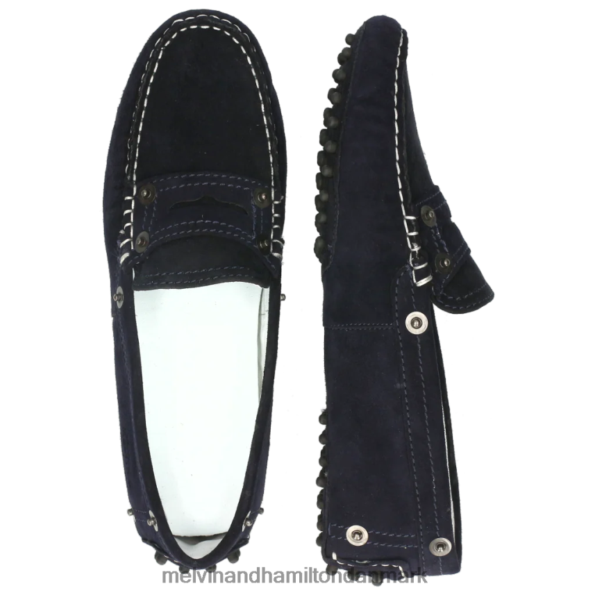 Kvinder Melvin & Hamilton caroline 1 blå loafers A28X661436