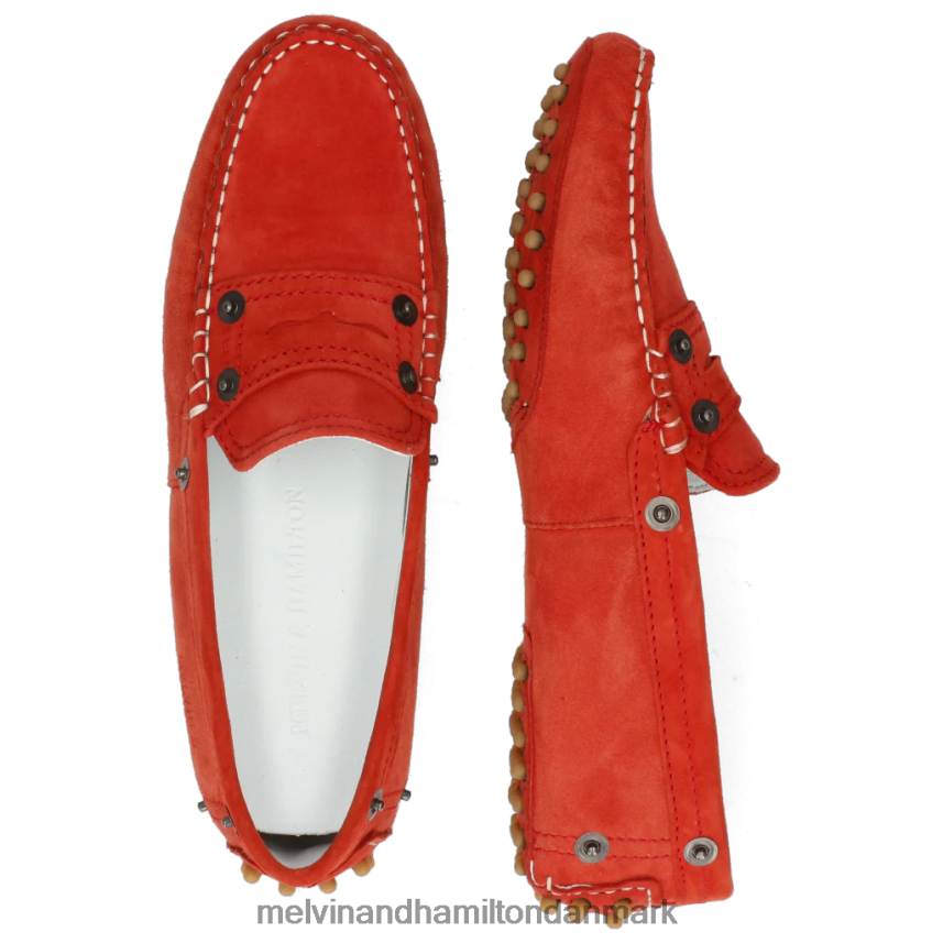 Kvinder Melvin & Hamilton caroline 1 rød loafers A28X661462