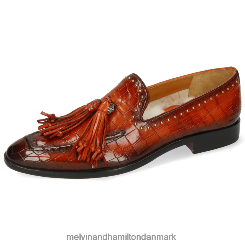 Kvinder Melvin & Hamilton emma 11 orange loafers A28X661420
