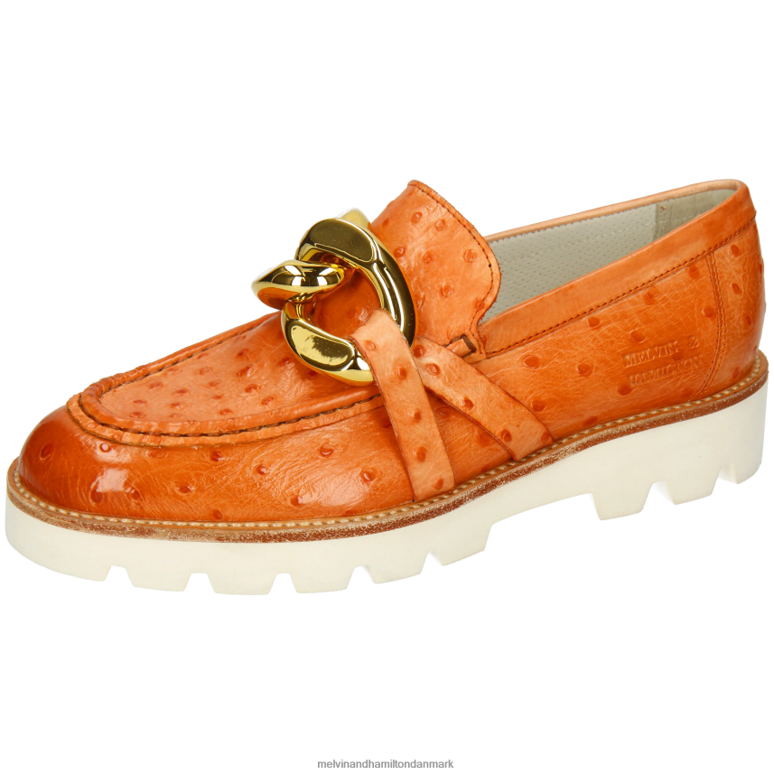 Kvinder Melvin & Hamilton jade 32 orange loafers A28X661403