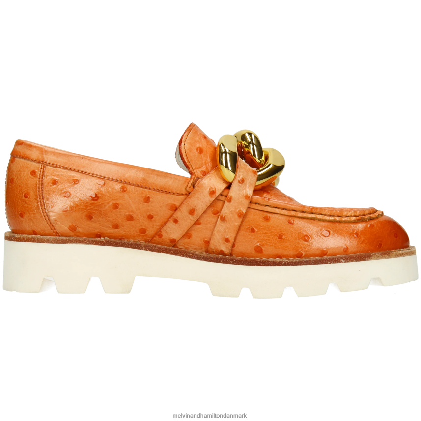 Kvinder Melvin & Hamilton jade 32 orange loafers A28X661403