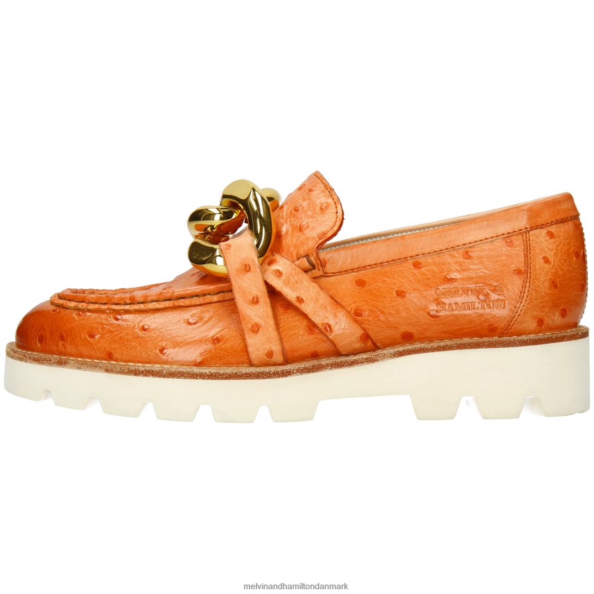 Kvinder Melvin & Hamilton jade 32 orange loafers A28X661403